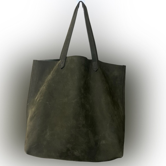 Madewell Handbags - MADEWELL Transport Tote - Deep Marsh